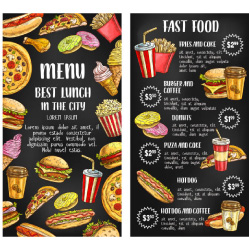 Menu printing sample - EzyPrint Lahore