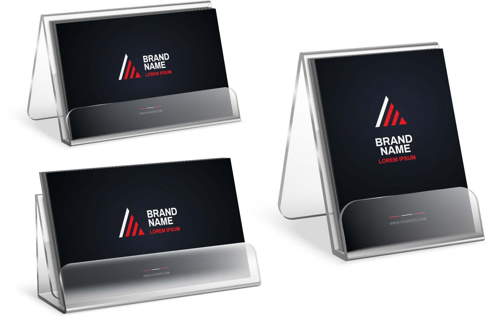 rack & table tent cards