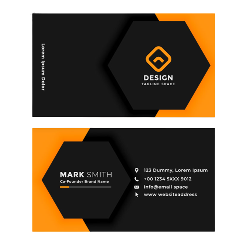 Custom visiting card printing sample - EzyPrint Lahore
