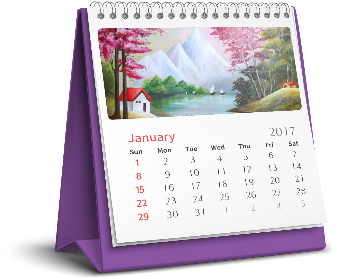 calendar printing