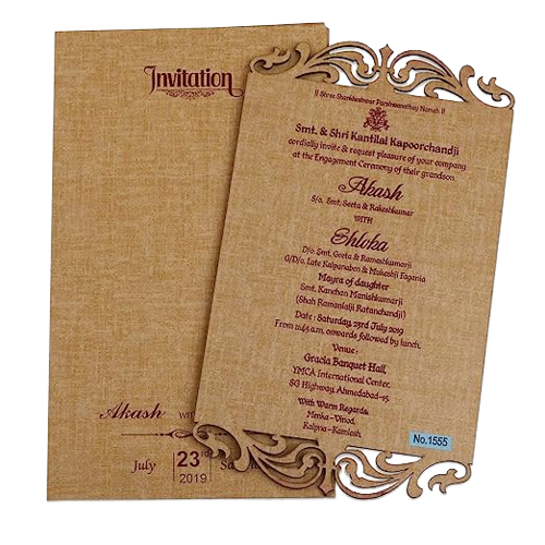 wedding card printing