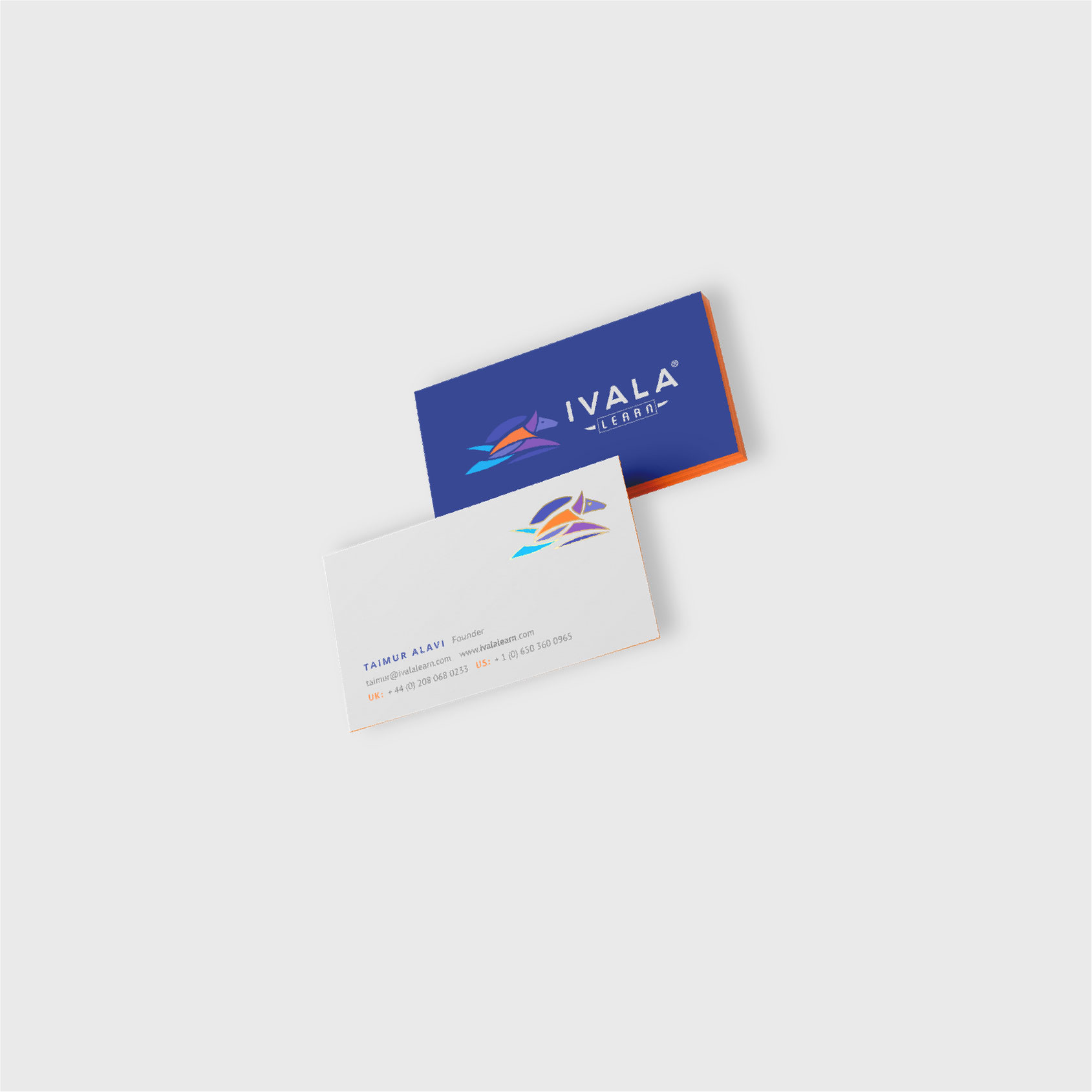 Visiting card design close-up - EzyPrint Lahore