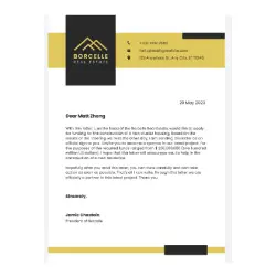 Letterhead printing sample - EzyPrint Lahore