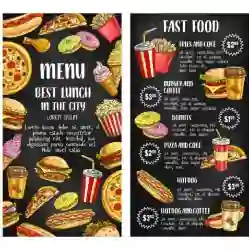 Menu printing sample - EzyPrint Lahore